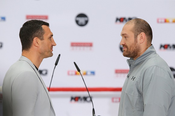 Wladimir Klitschko und Tyson Fury Boxen 2016 © RTL / Stefan Gregorowius 