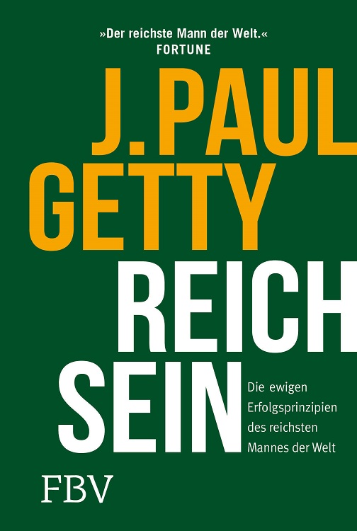 J. Paul Getty Reich sein Finanzbuch