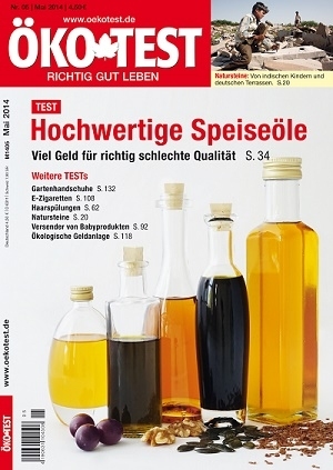 OEKO-TEST-Magazin Mai 2014 Titel OEKO-TEST Oekologische Geldanlagen 2014 © OEKO-TEST