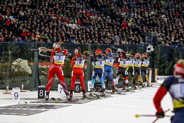 Biathlon World Team Challenge 2015 mit BMW als offiziellem Automobilpartner © BMW AG