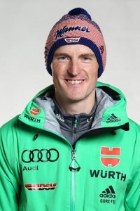 Severin Freund, der Führende der Vierschanzentournee 2015/2016 nach dem Springen in Oberstdorf © Deutscher Skiverband, DSV