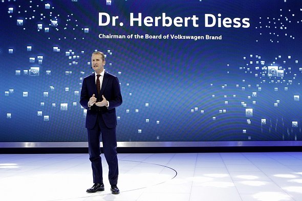 Dr. Herbert Diess Vorsitzender des Markenvorstands von Volkswagen-Pkw 2016 © Volkswagen