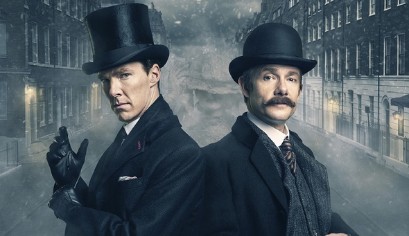 Sherlock - Die Braut des Grauens Benedict Cumberbatch und Martin Freeman © ARD Degeto/BBC/Hartswood Films 2015