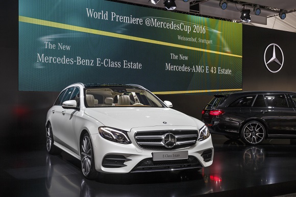 Weltpremiere des neuen E-Klasse T-Modell beim MercedesCup 2016 im Tennisclub Weissenhof © Daimler AG