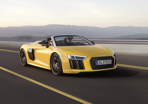 Neuer Audi R8 Spyder V10 Europaweiter Vorverkauf startet am 14. Juli 2016 Einstiegspreis in Deutschland bei 179.000 Euro © Audi