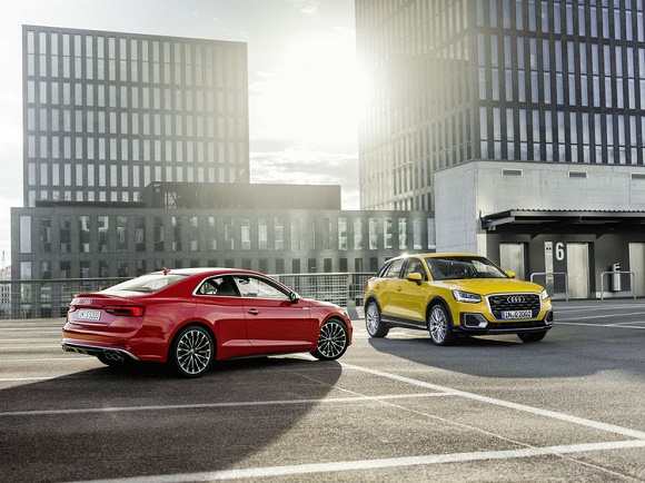Goldenes Lenkrad 2016 für Audi Q2 und Audi A5 Coupé © Audi